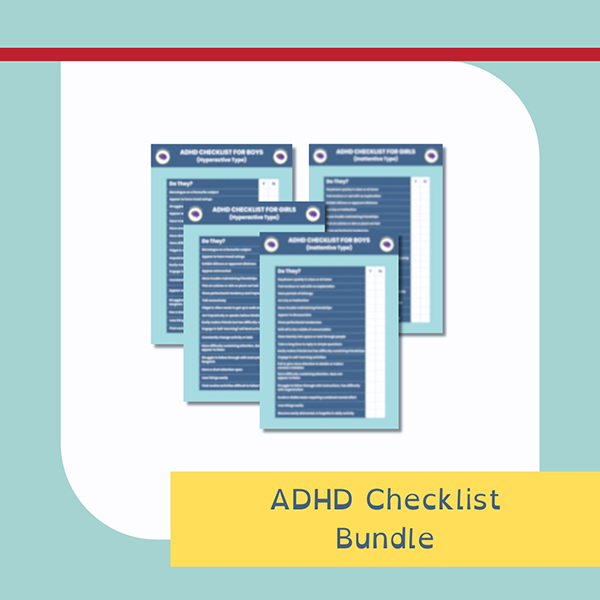 ADHD Checklist Bundle